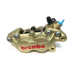 Heo phải BREMBO 20516584 CALIPER P4 30/34C RH GOLD RED LOGO - FIXING 40MM.